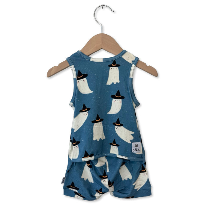 Boo Crew Sleeveless Shorty Romper Luxe Edition | Cotton Bamboo Blend