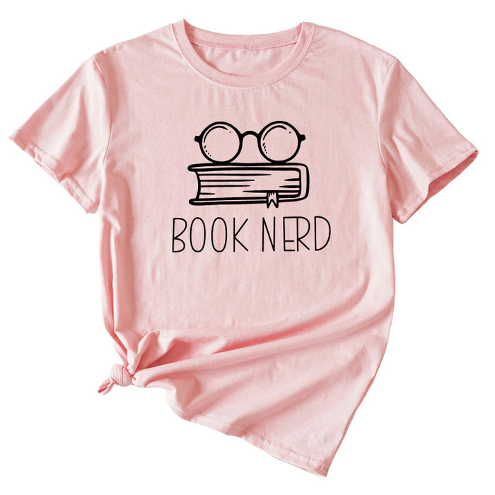 Pink (black font) / S