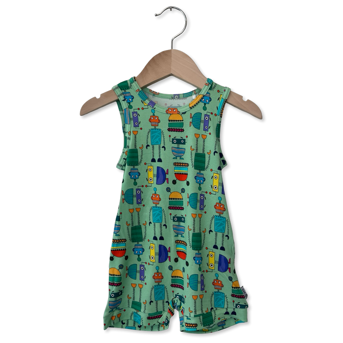 Bot Pop Sleeveless Shorty Romper