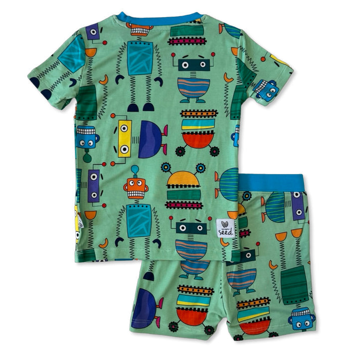 Bot Pop Two Piece Kid's Short Jammie Set (6-12/14)