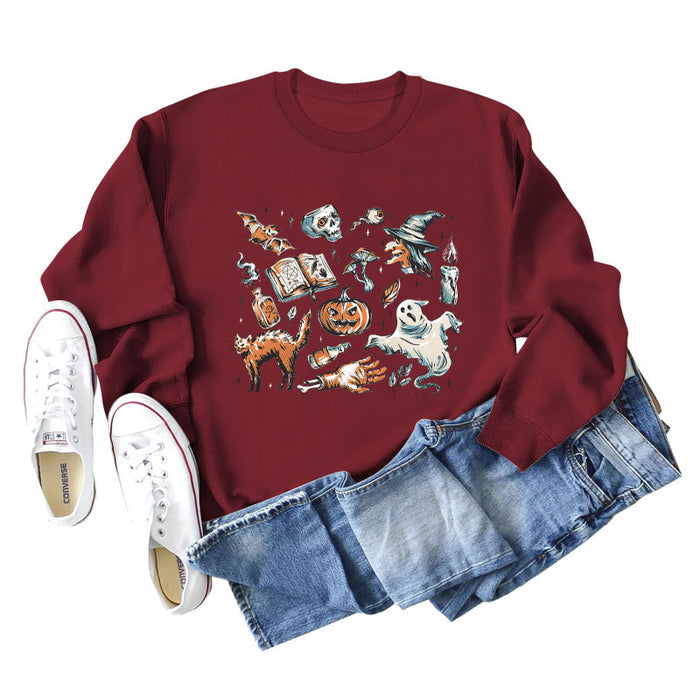Wine red sweater (color picture) / S