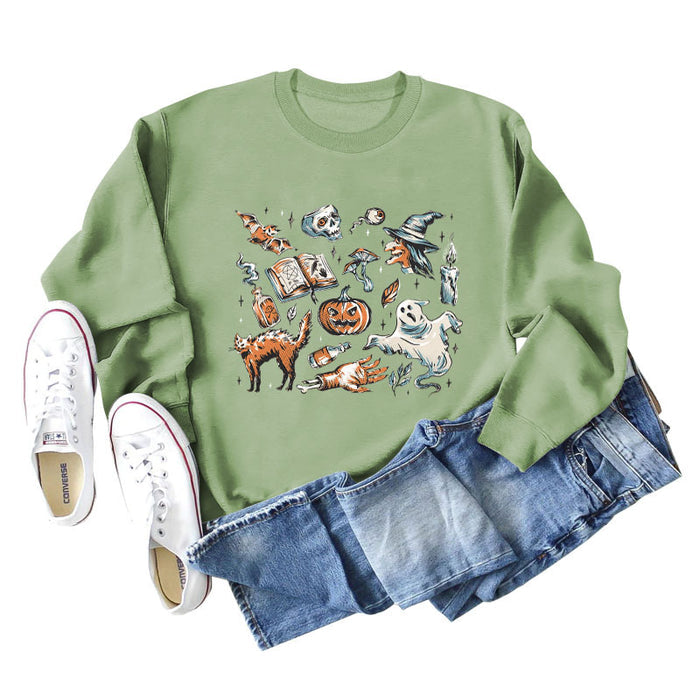 Olive green sweater (color picture) / S