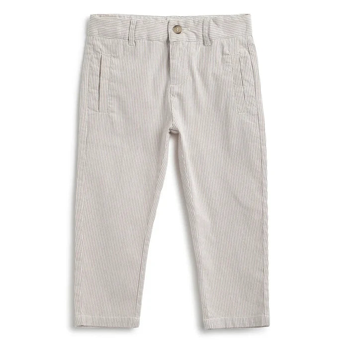 Boys Beige Woven Trousers