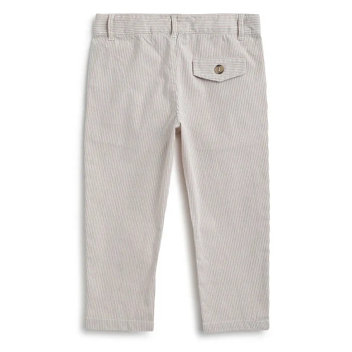 Boys Beige Woven Trousers