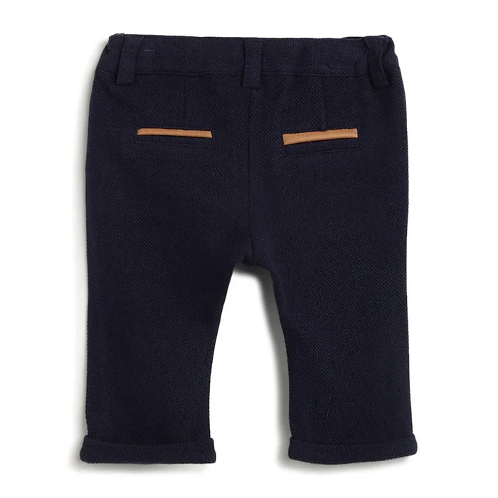 Boys Blue Regular Fit Trousers