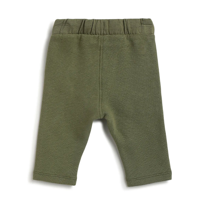 Boys Green Cotton Trouser