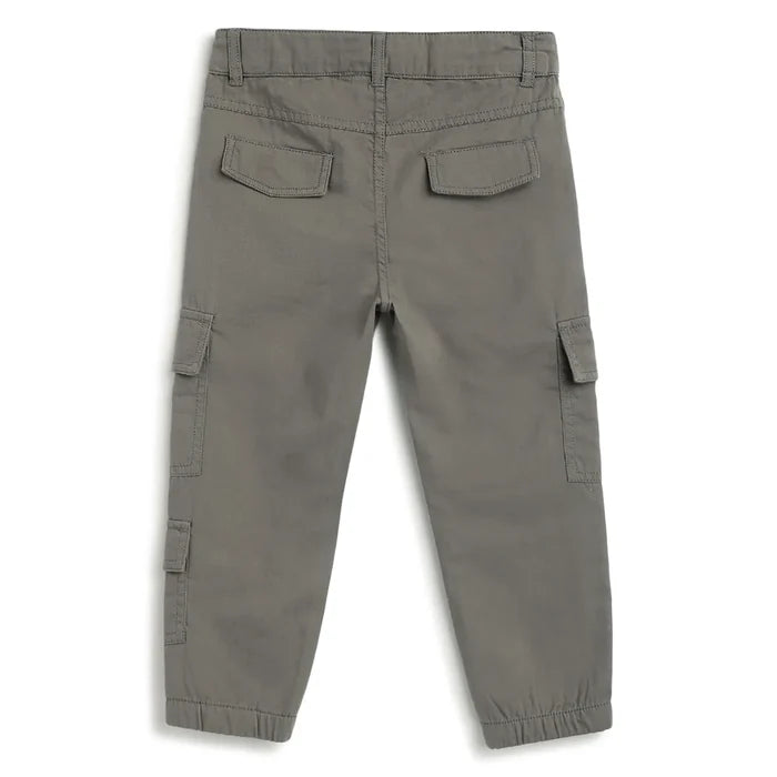 Boys Grey Cargos Trousers