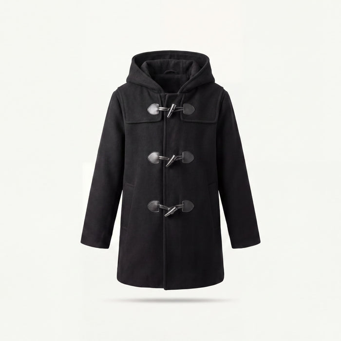 Boys' Hooded Wool Pea Coat - British Style | Canada