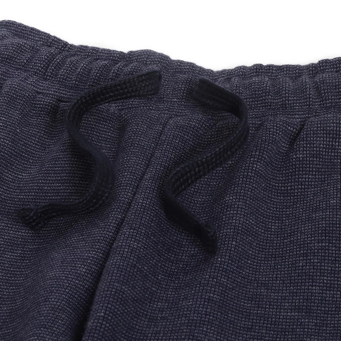 Boys Navy Blue Mid-Rise Relaxed Fit Trousers
