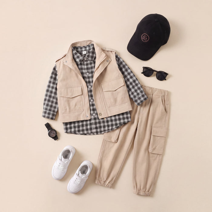 Boys Utility Jacket & Cargo Pants Outfit Set Canada