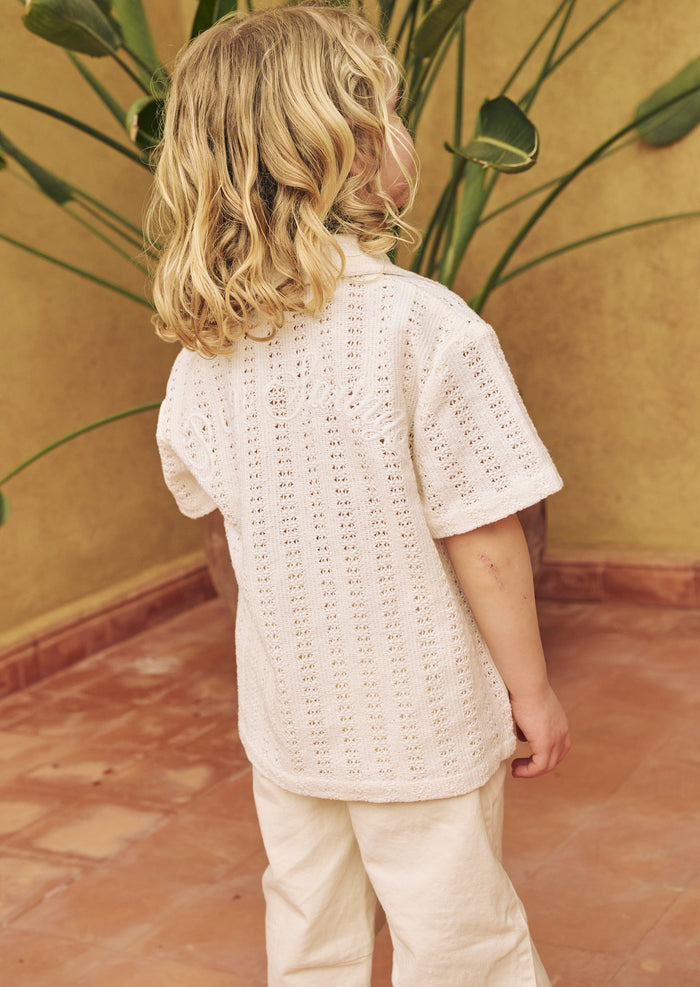Bradley Crochet Embroidered Shirt