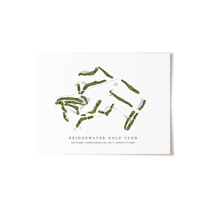 Bridgewater Golf Club - East Course | Golf Course Print | Unframed