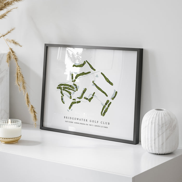 Bridgewater Golf Club - East Course | Golf Course Print | On+Table
