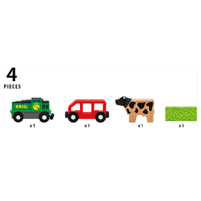 BRIO Farm Battery Train 4 pieces