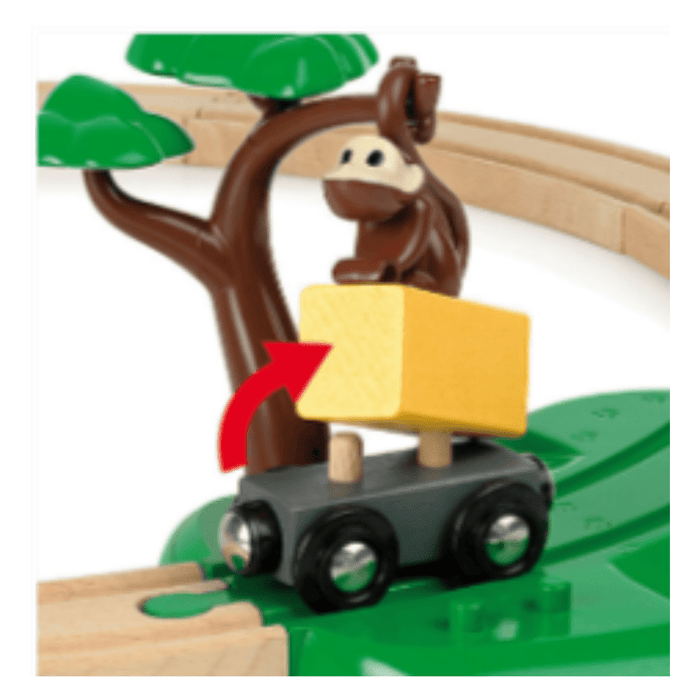 BRIO Safari Railway Set 17 pieces