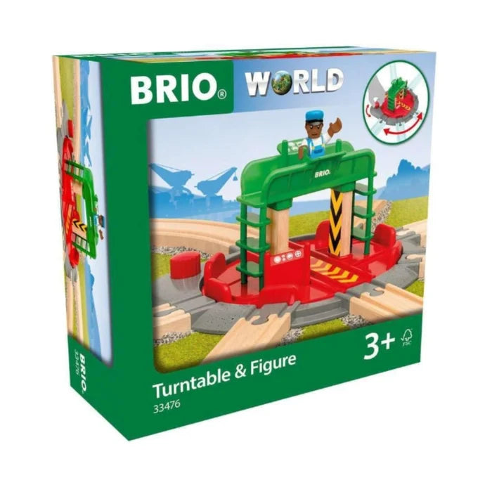 BRIO Turntable & Figure 2 pieces