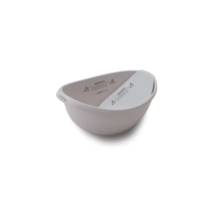 Light gray Bubble Cuddle Bath with bath seat for Toshi Baby, perfect for comfy baths