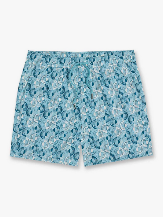 Bungalow Trunk - Bay Blue Sunburst