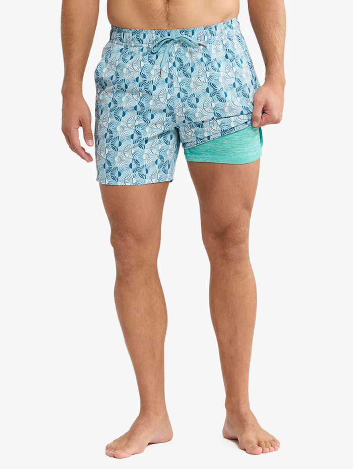 Bungalow Trunk - Bay Blue Sunburst