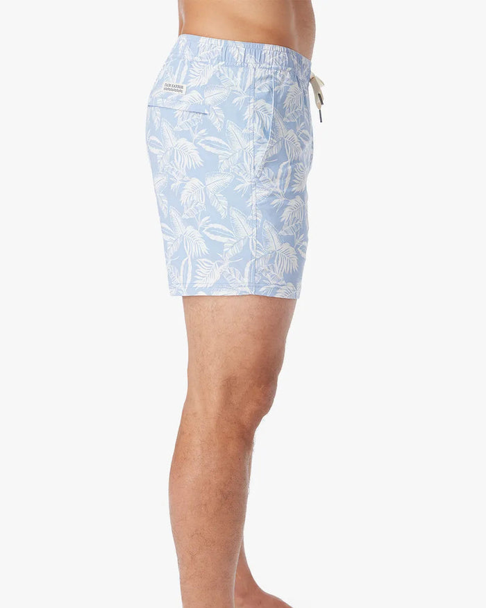 Bungalow Trunk - Sky Blue Leaves