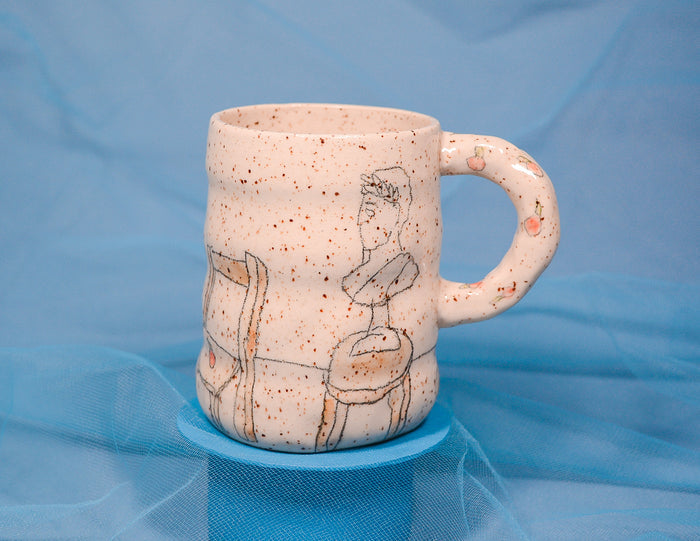 Caladiums and Bromeliad Mug