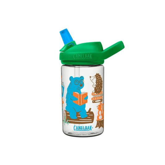 Camelbak Eddy 400mL Kids Straw Drink Bottle - Reading Animals