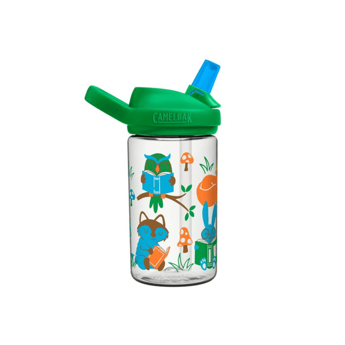 Camelbak Eddy 400mL Kids Straw Drink Bottle - Reading Animals