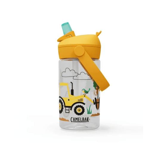 Camelbak Thrive Flip Kids 0.4L Straw Drink Bottle - Tractors & Trees