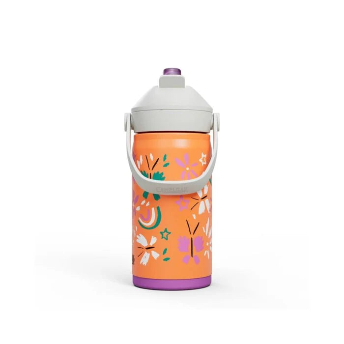 Camelbak Thrive Flip Kids 350ml Insulated Stainless Steel Straw Drink Bottle - Butterfly Rainbow