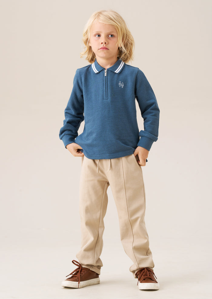 Cameron Texture Knit Polo Shirt