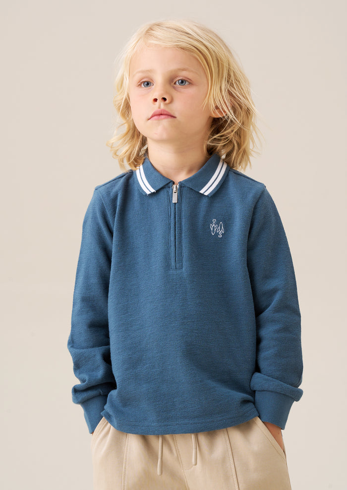 Cameron Texture Knit Polo Shirt