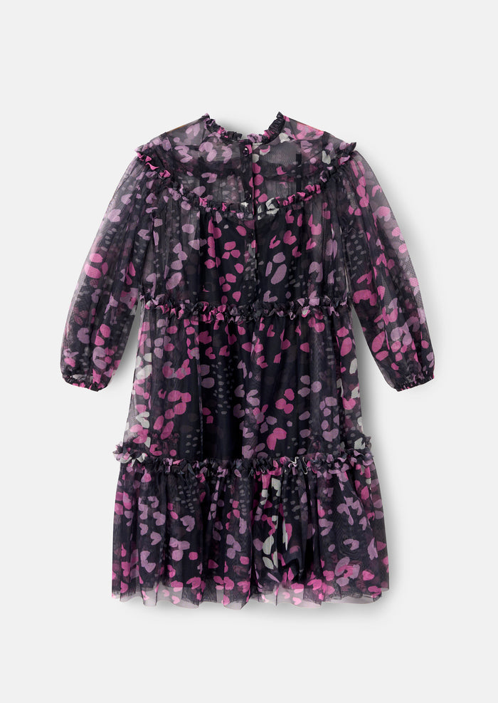 Cara Printed Mesh Dress