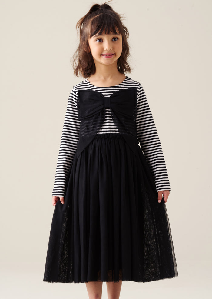 Carrie Jersey Mesh Dress
