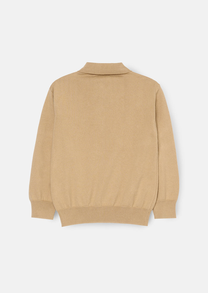 Carter Zip Collar Knitted Jumper