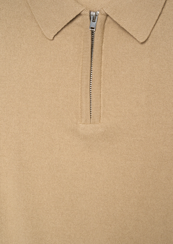 Carter Zip Collar Knitted Jumper