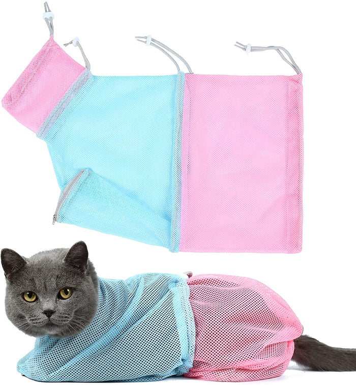 Cat Bag for Nail Trimming, Injection, Medicine Taking Cat Care & Grooming Pet Clever Pink