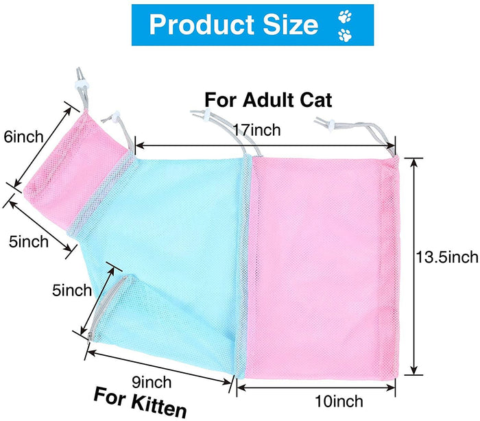 Cat Bag for Nail Trimming, Injection, Medicine Taking Cat Care & Grooming Pet Clever