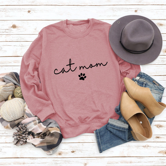 Rose gold sweater (black font) / S