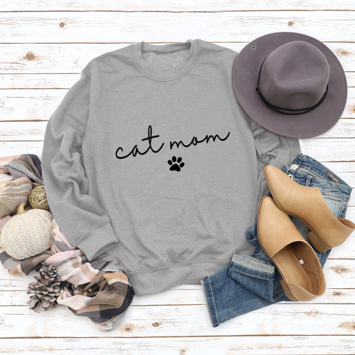 Grey sweater (black font) / S