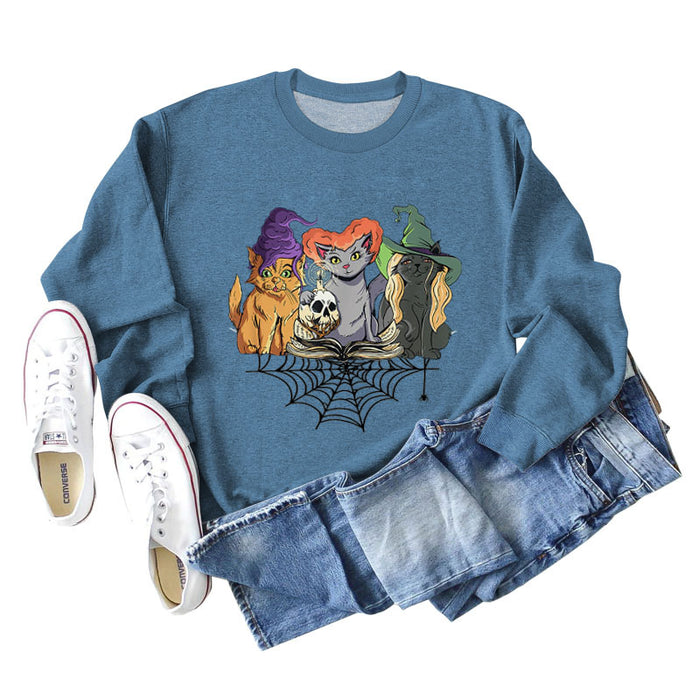 Blue sweater (black color picture) / S