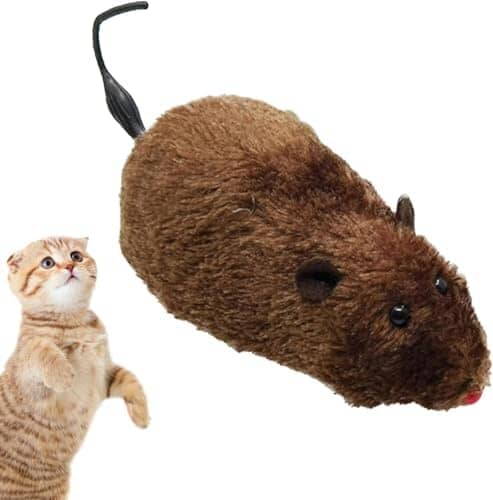 Cat Toy Realistic Mouse Shape Entertaining Toy Cat Toys Pet Clever