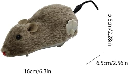 Cat Toy Realistic Mouse Shape Entertaining Toy Cat Toys Pet Clever