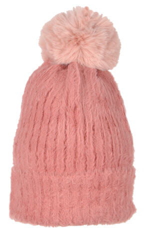 CATHERINE LILLYWHITE'S ULTRASOFT KNIT POMPOM HAT