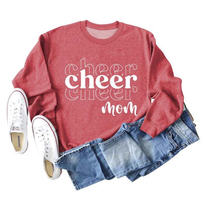 Red sweater (white font) / S