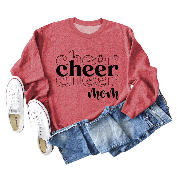 Red sweater (black font) / S