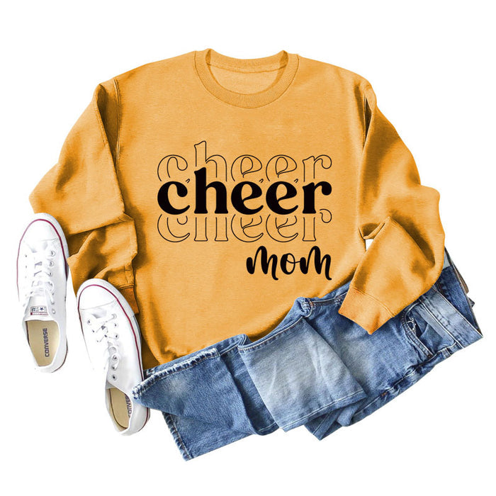 Yellow sweater (black font) / S