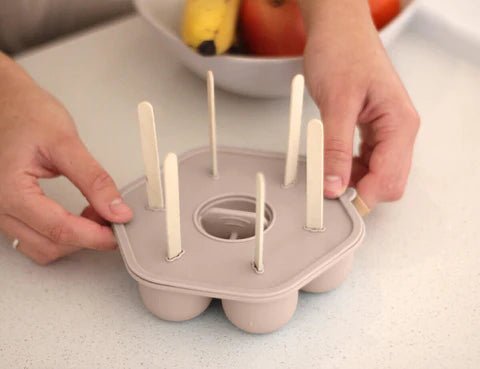 Cherub Baby Silicone Freezer Tray & Icy Pole Moulds - Sand