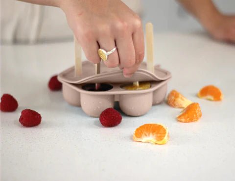 Cherub Baby Silicone Freezer Tray & Icy Pole Moulds - Sand