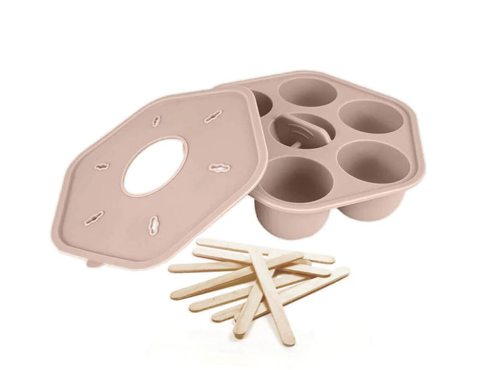 Cherub Baby Silicone Freezer Tray & Icy Pole Moulds - Sand