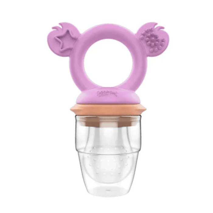Cherub Baby Silicone Fresh Food Feeder & Teether Peach  Blush